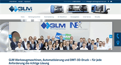 Desktop Screenshot of glm-werkzeugmaschinen.com